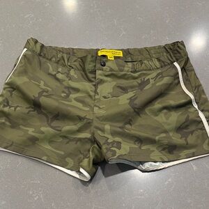 Men's Camo Swim Trunks - Olive Camo